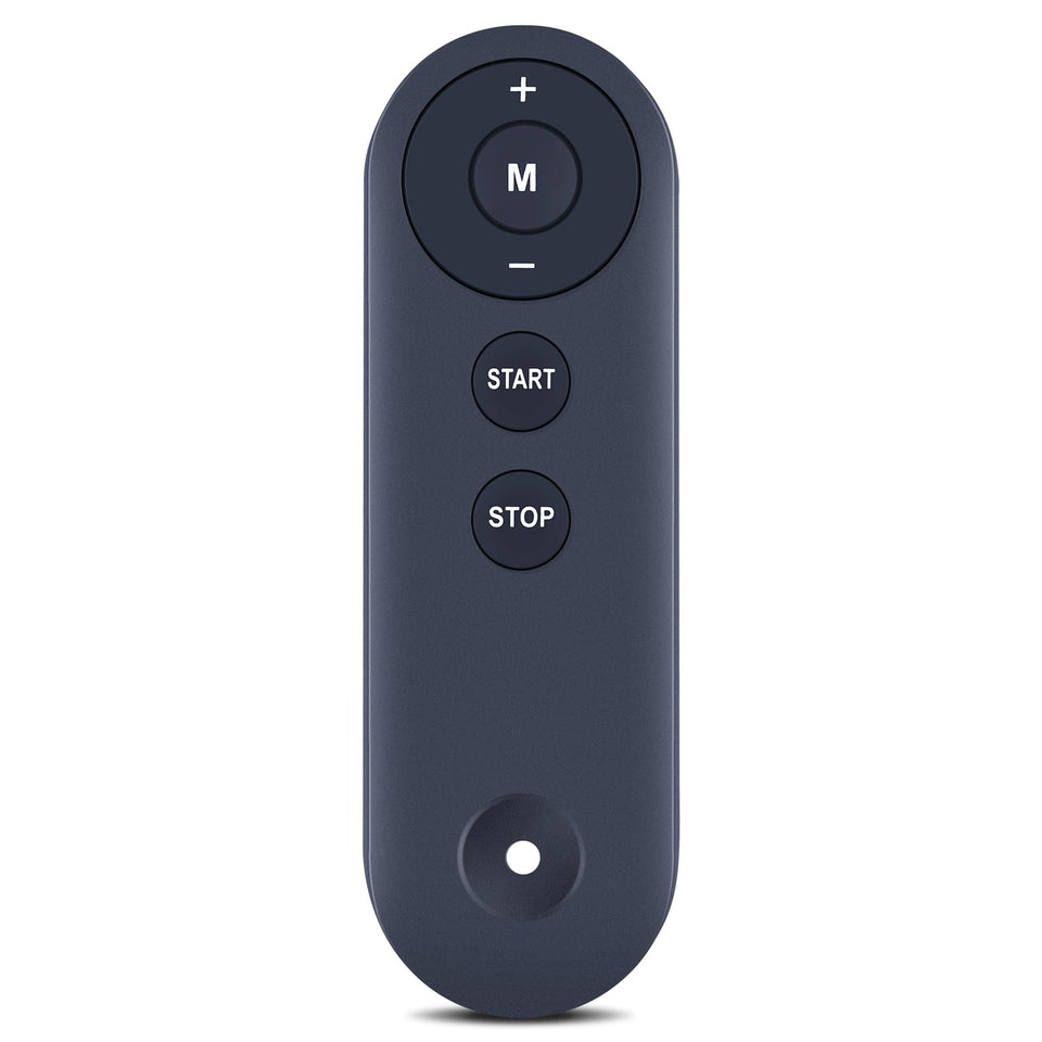 PZL front view remote showing buttons and compact design for easy control