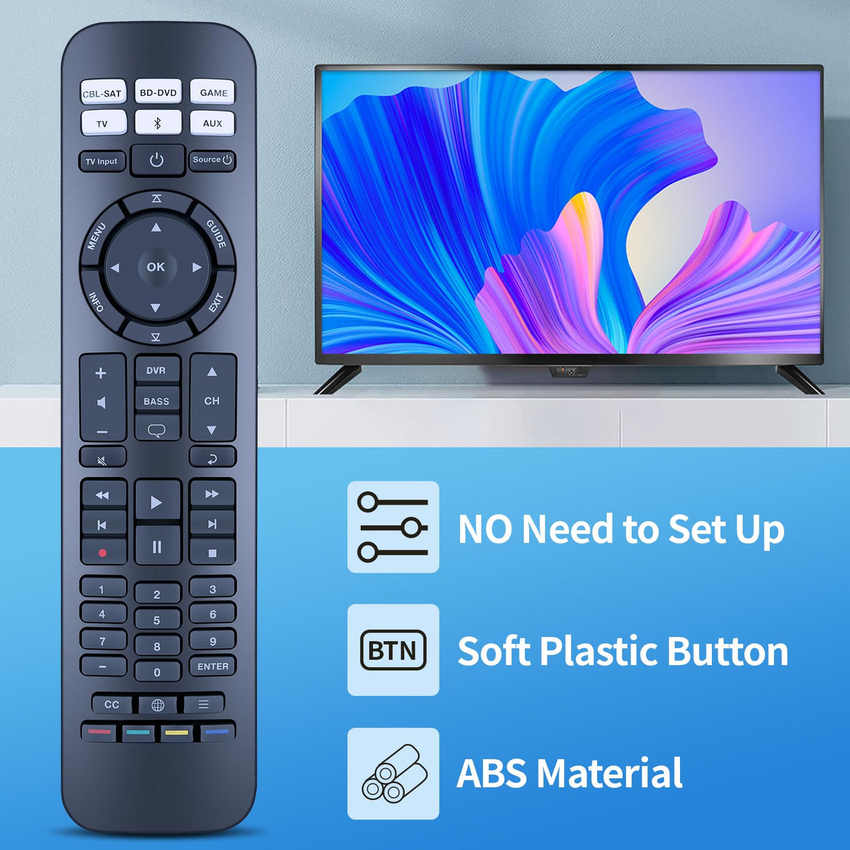 PZL remote in hand to show scale and ergonomic comfort during use