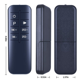 PZL remote placed beside LifePro Waver illustrating compatibility and use