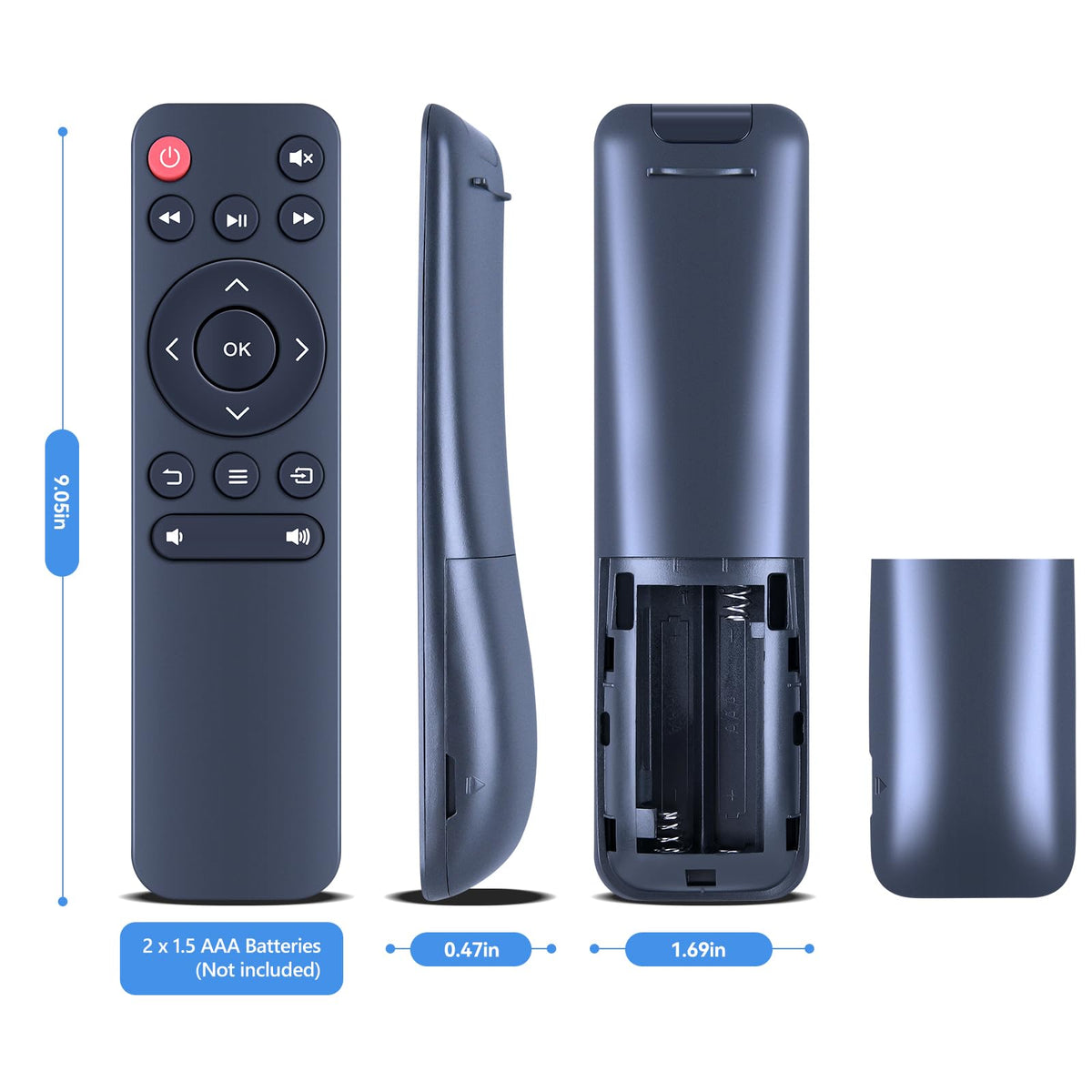 PZL remote packaging and single unit included for simple replacement