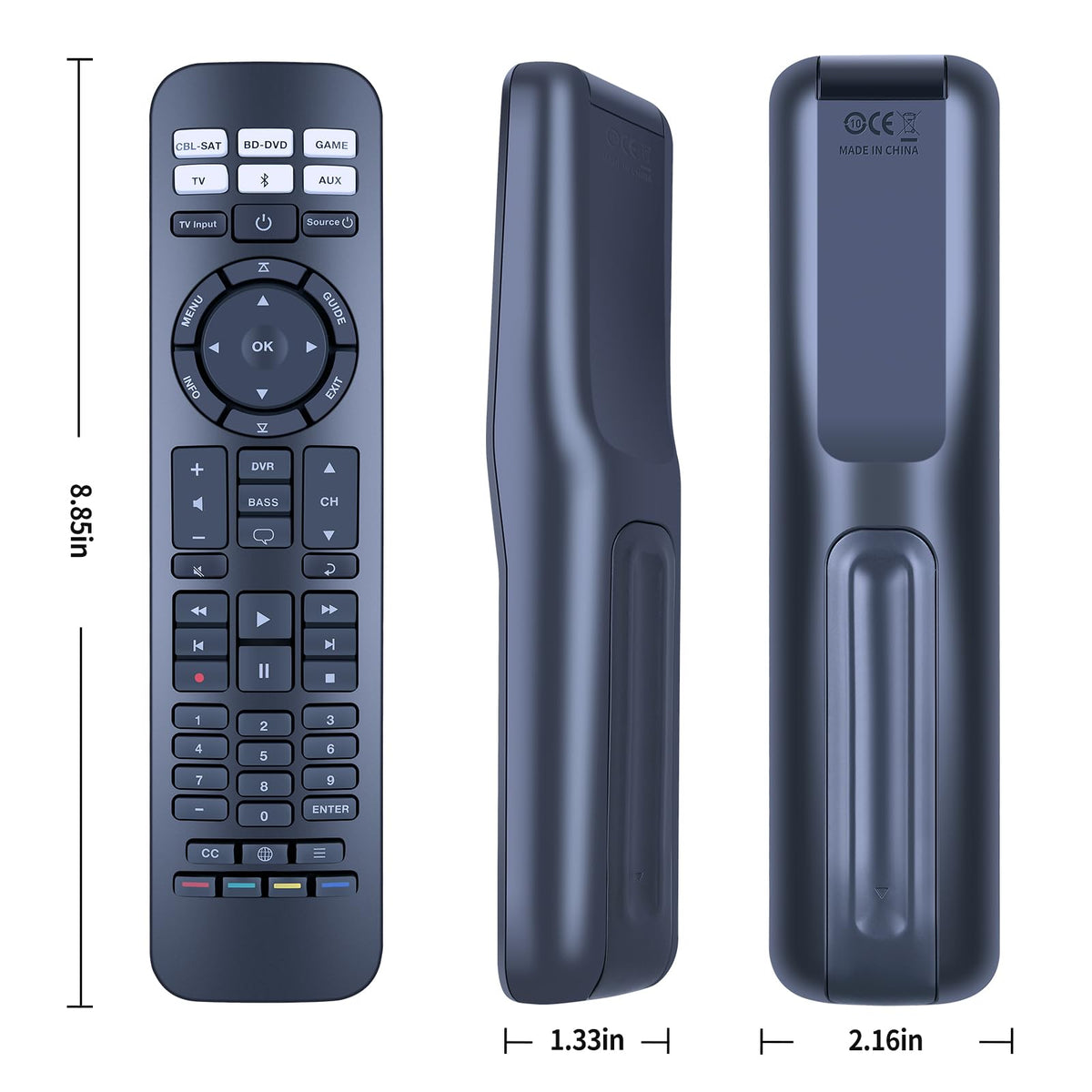 PZL remote pointed at Bose system illustrating compatibility and restored control