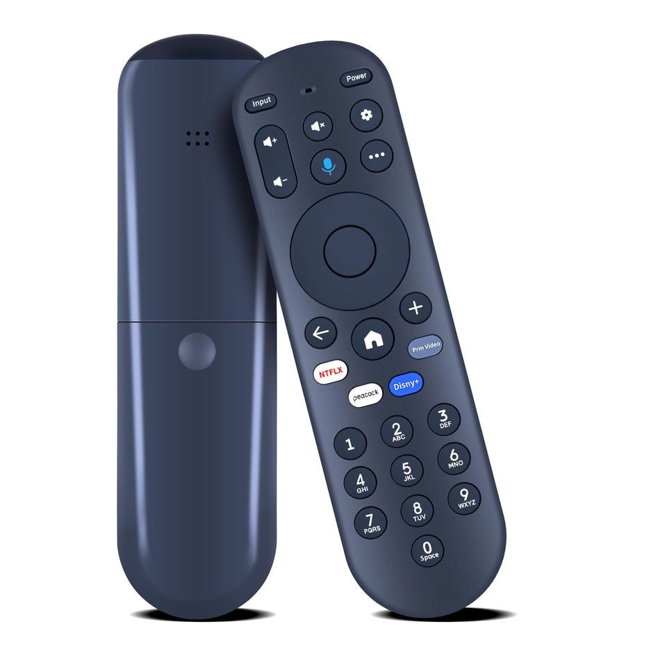 PZL replacement remote front view, easy infrared control for Pioneer Xumo TVs.