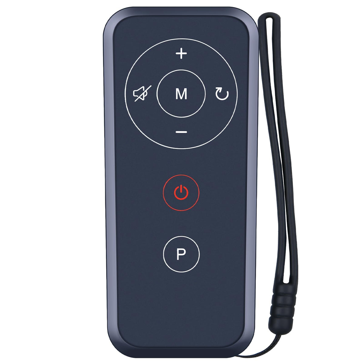 PZL replacement remote for walking pad – front view showing its compact size and ergonomic shape
