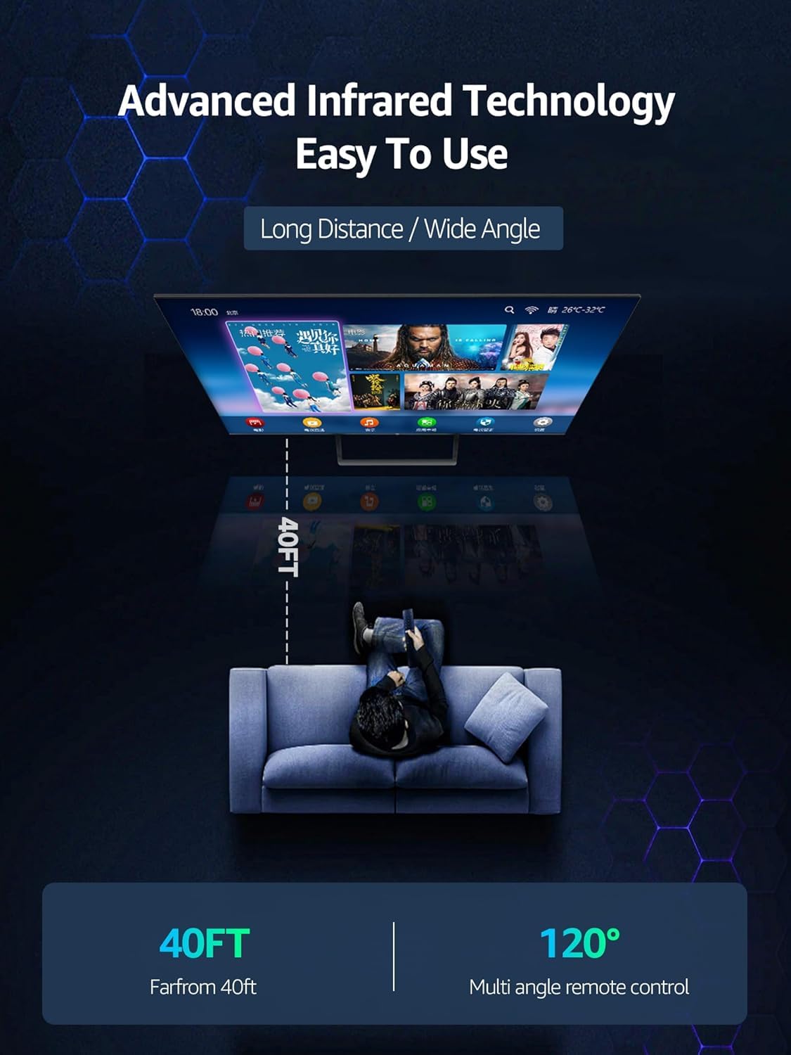 PZL XR11 remote with voice control for hands-free operation.