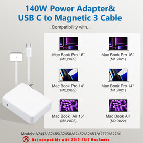 Qacxzer 6.6ft USB-C to magnetic cable extends reach for desks.