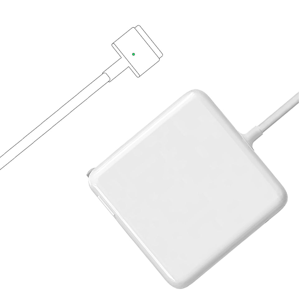 Qacxzer 85W magnetic charger box ready for MacBook Pro setup