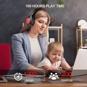 Qaekie Q30 headphones offer 100 hours of playback for long trips.