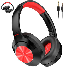 Qaekie Q30 headphones front view highlight sleek design and comfort.