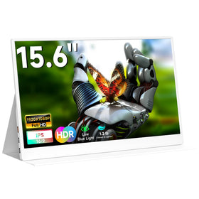 qaf front view of monitor showing vibrant screen and easy setup benefit