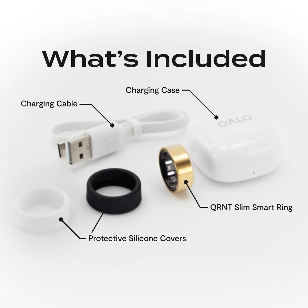 QALO Slim Smart Ring shows heart rate and HRV trends during activity.