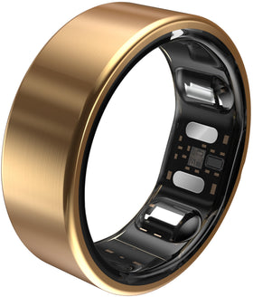 QALO Slim Smart Ring on wrist shows ultra-thin design for all-day health tracking.