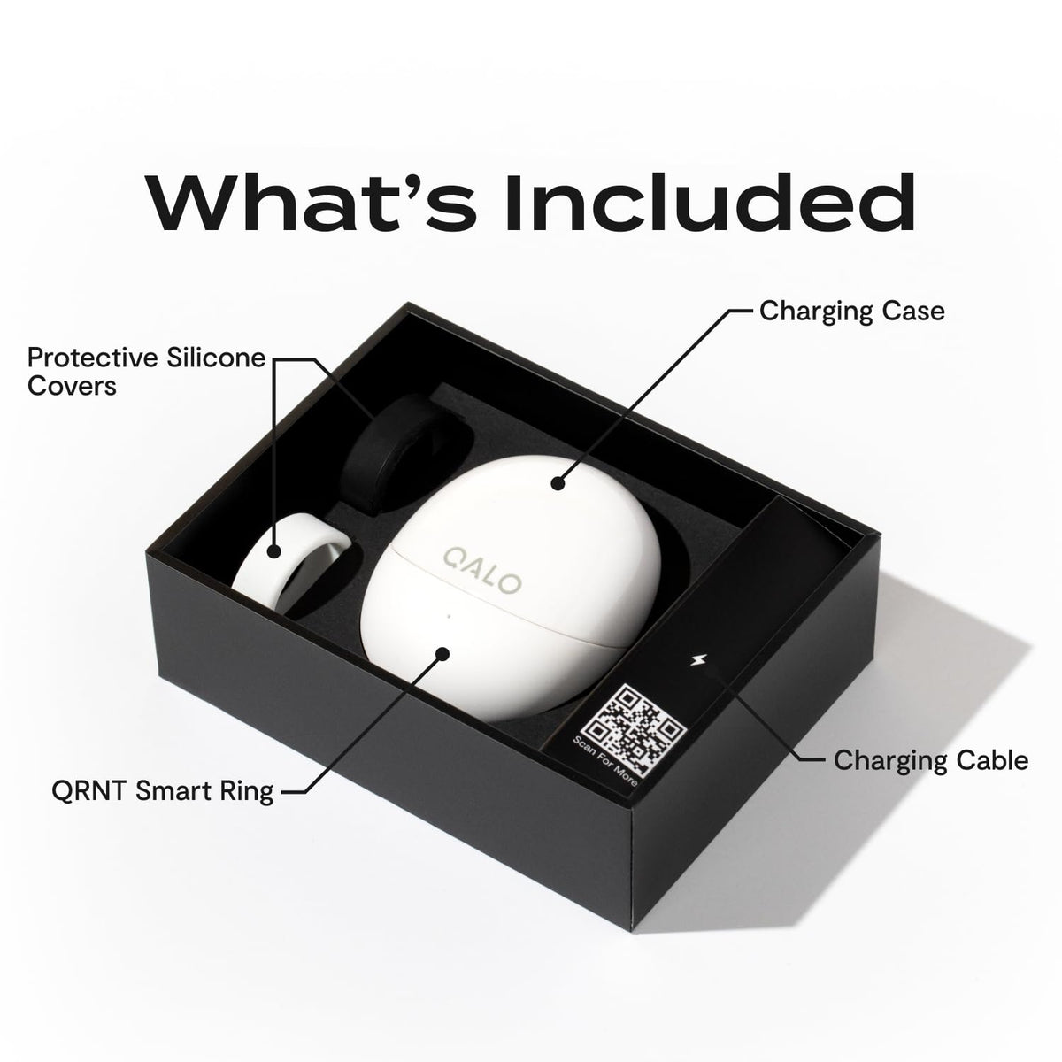 QALO Smart Ring during a workout tracking steps and HRV