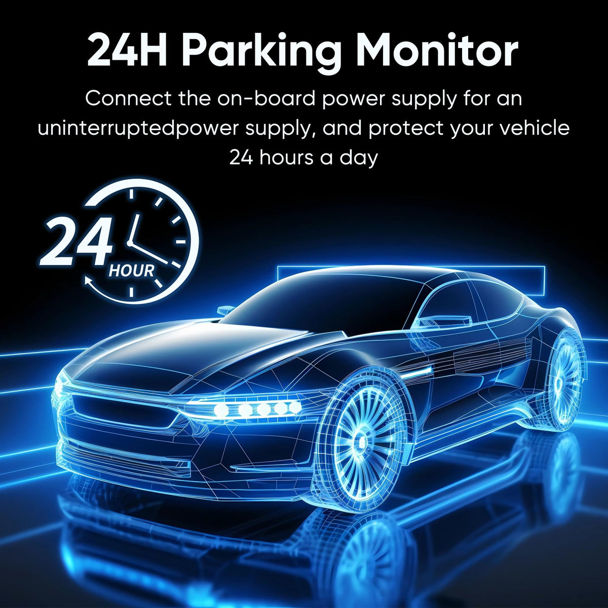 QaMcbulc kit intelligent protection close up, power management for Cobra dash cams