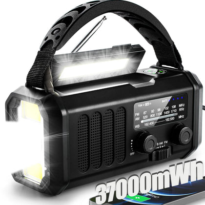 QAUYYW front view showing radio face and controls, clear use benefit