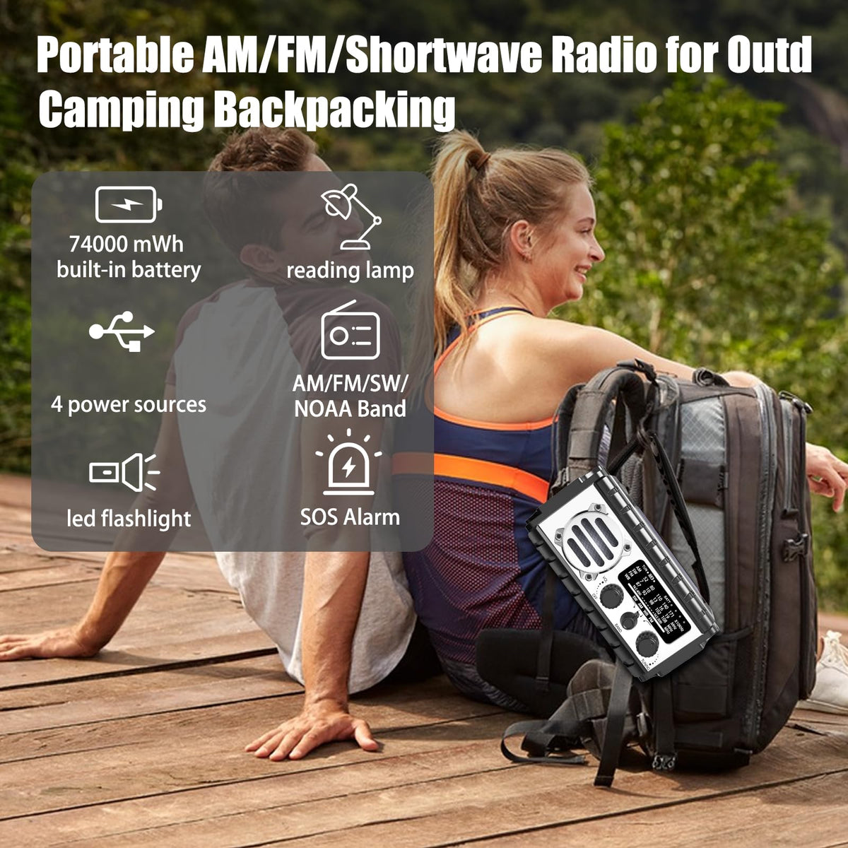 QAUYYW next to a hand to show compact size and easy portability