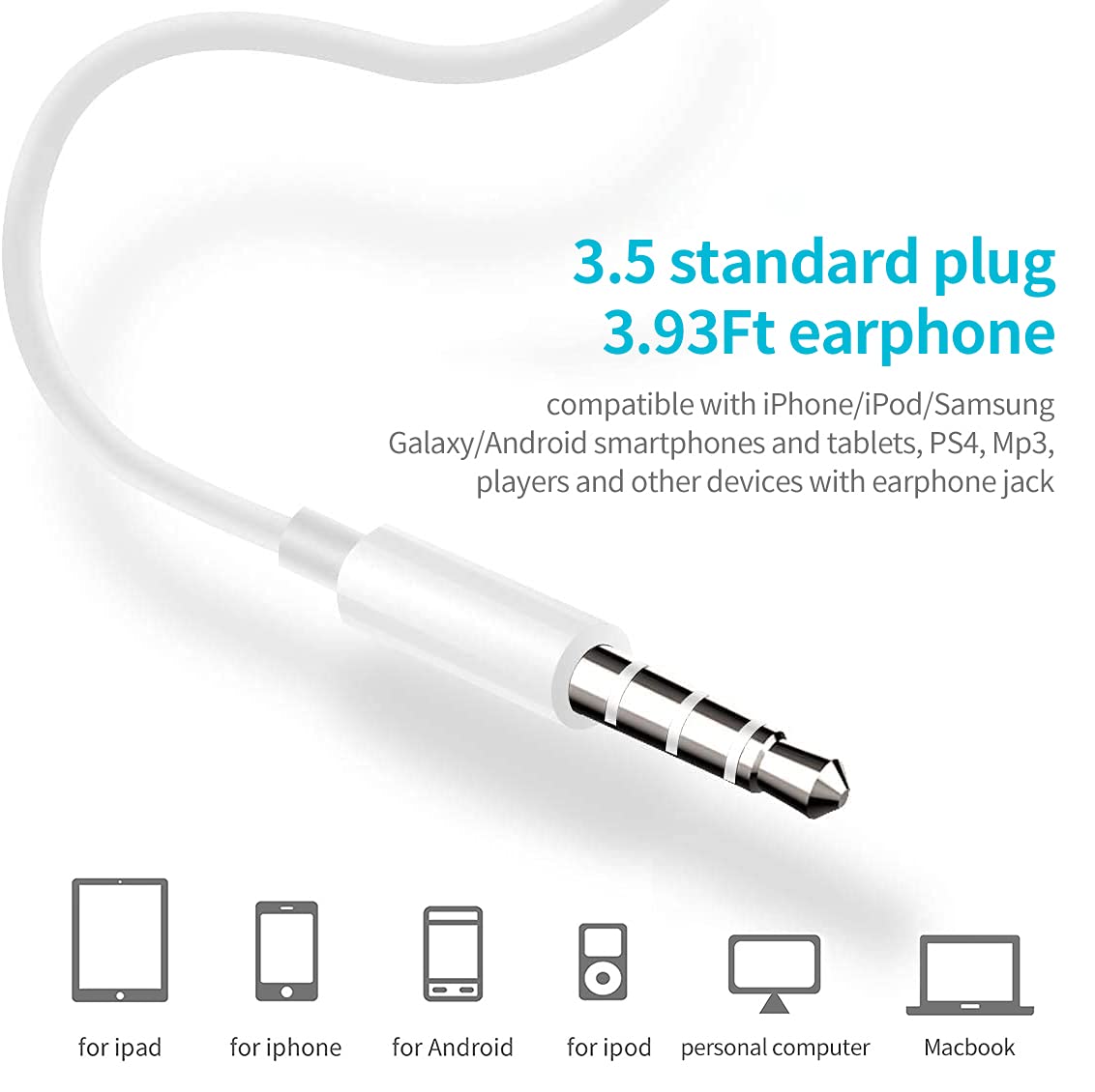 QAWESDX volume-control earbuds allow quick sound adjustments during workouts