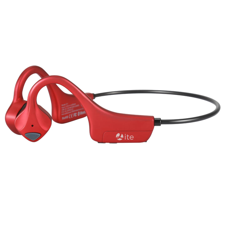 QAZITV front view of open-ear headset showing slim profile and immediate benefit of ambient awareness