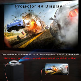 QCEs USB-C to HDMI cable works with MacBook Pro/Air for mirroring.