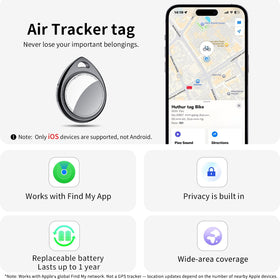 QCOQ tracker attached to keyring demonstrating secure carry convenience