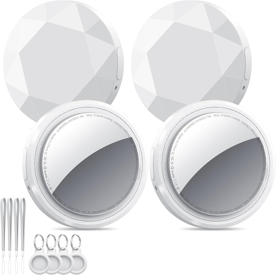 QCOQ Air Tracker Tag in protective case helps locate a misplaced item nearby.