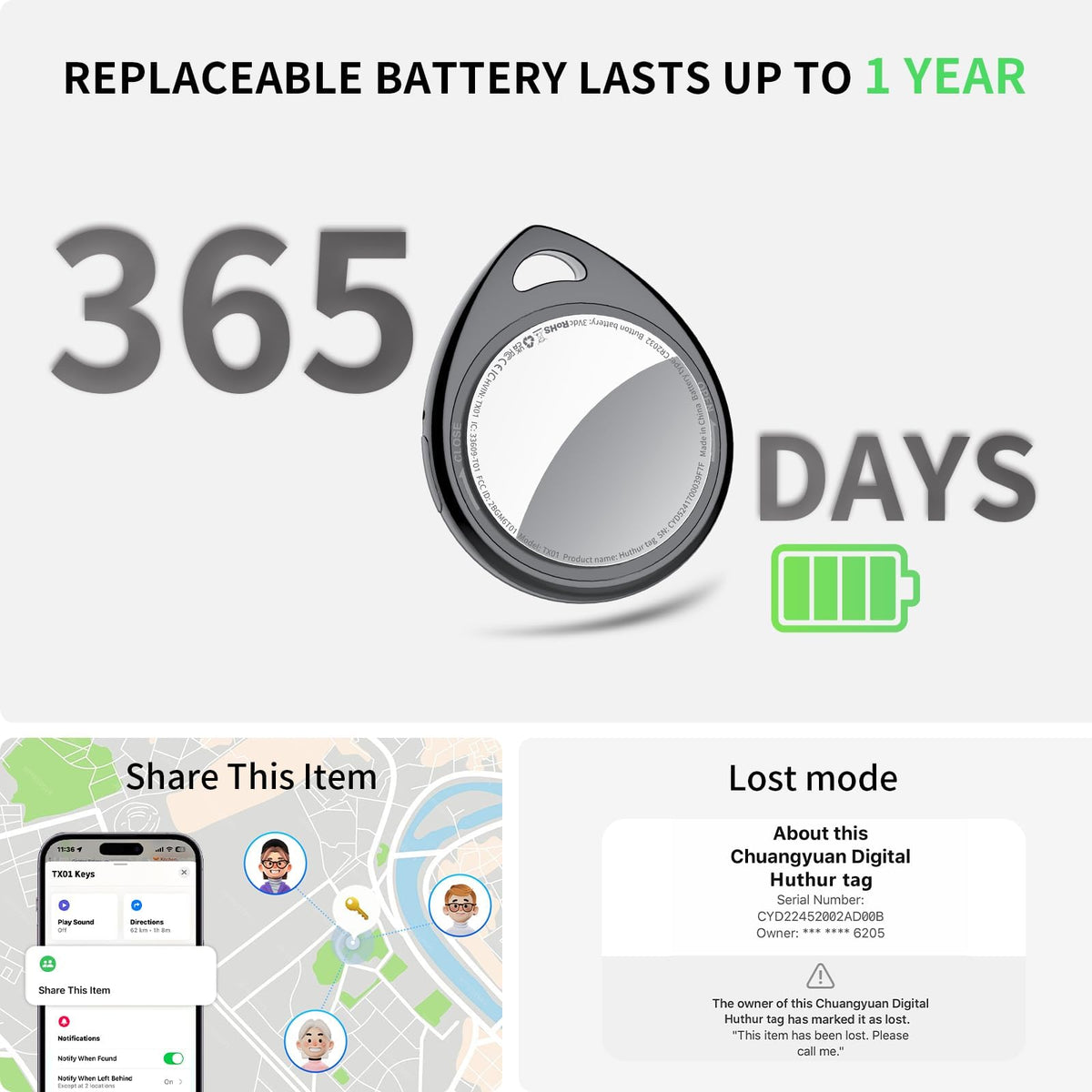 QCOQ tag beside keys showing size and portability for everyday items