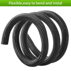 QCSIW pet protection cable sleeve guarding cords from chewing.