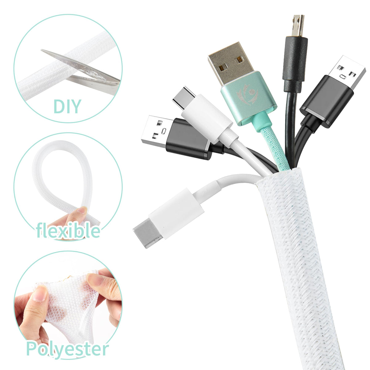 QCSIW easy cut sleeve makes installation simple and precise