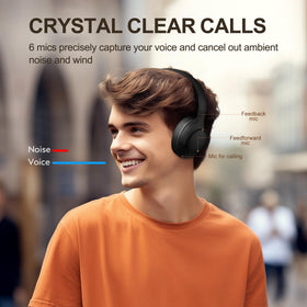 QCY H3 connected with 3.5mm cable offering wired listening when battery low