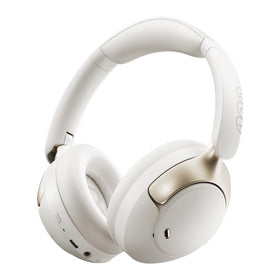 QCY H3 PRO active noise cancellation headphones reduce ambient noise for focused listening.
