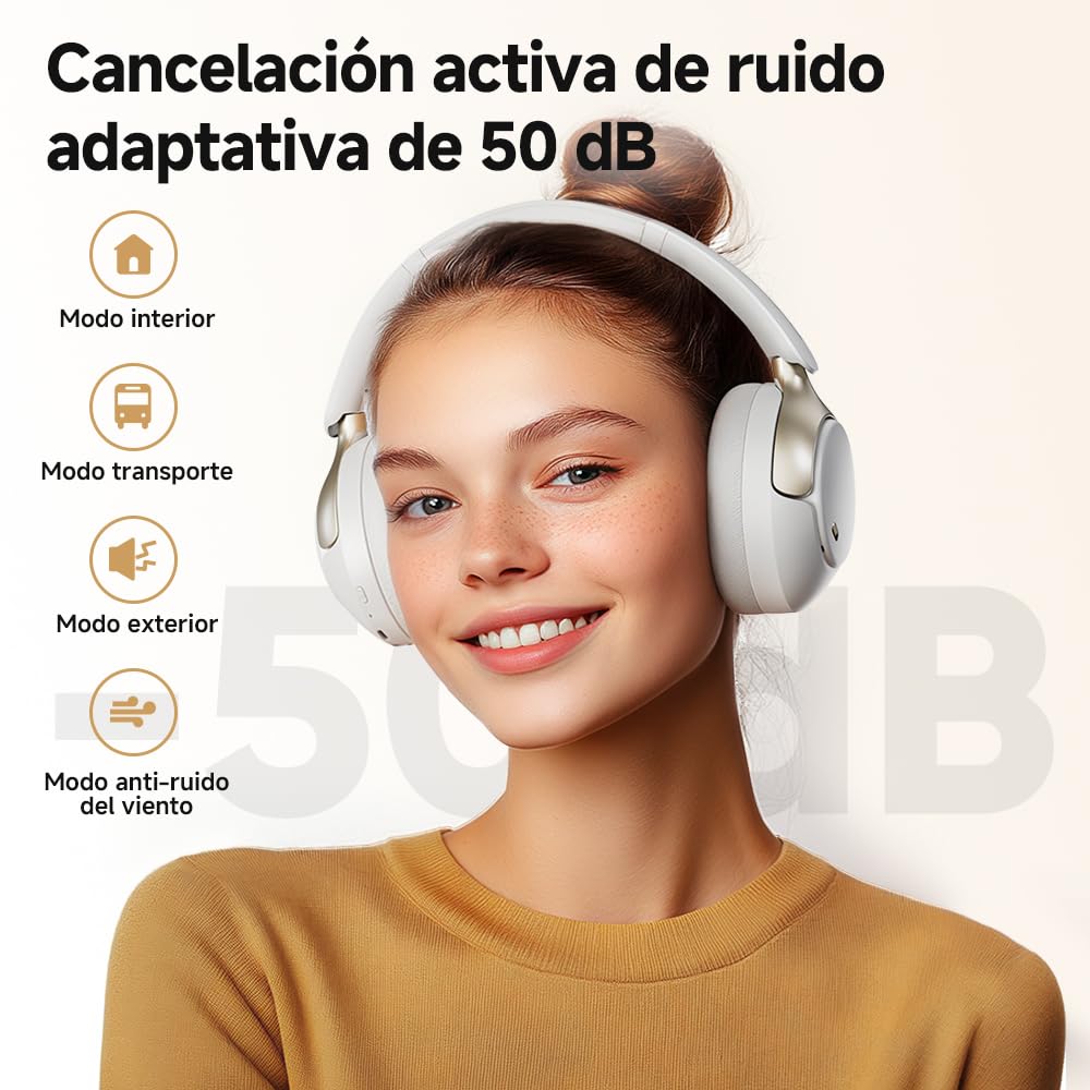 QCY H3 PRO LDAC Hi-Res audio delivers richer details on compatible devices.