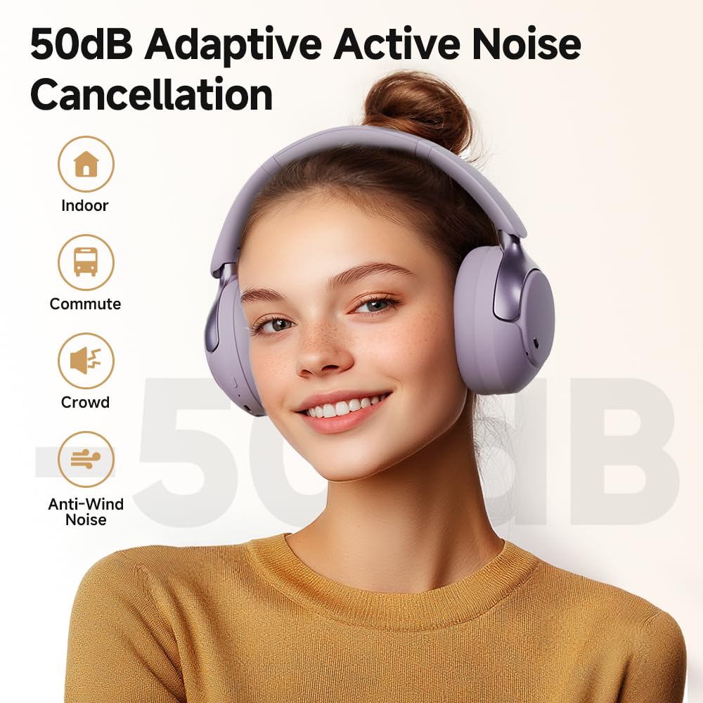 QCY H3 PRO LDAC Hi-Res audio delivers detailed wireless listening.