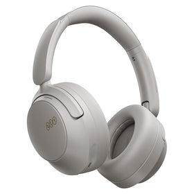 QCY H3S front view showing sleek grey design and comfortable fit