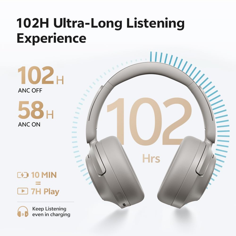 QCY H3S worn on commuter demonstrating effective ANC for noisy travel