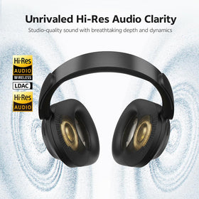 QCY H3S folded open view highlighting portability and storage benefit