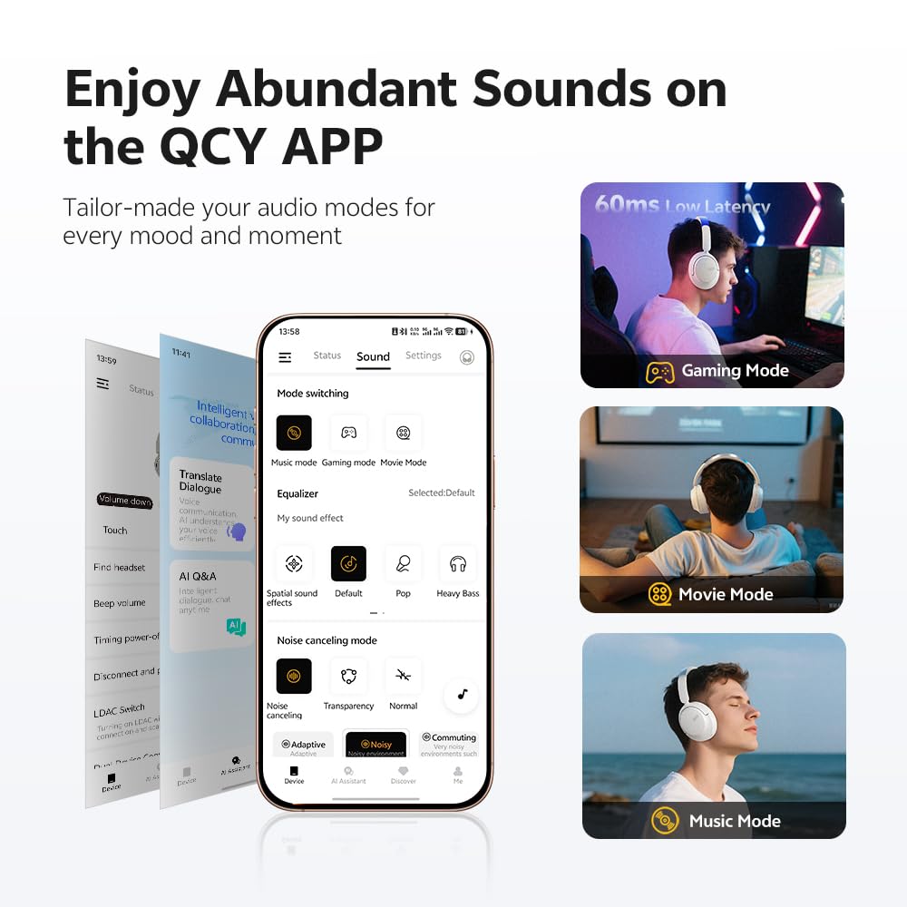 QCY H3S packaging with cables and case showing what’s included for travel