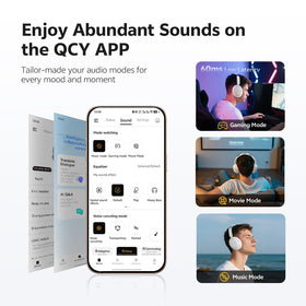 QCY H3S packaging with cables and case showing what’s included for travel