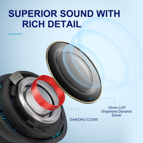 QCY HT05 earbuds worn by runner showing stability and wind noise reduction benefit