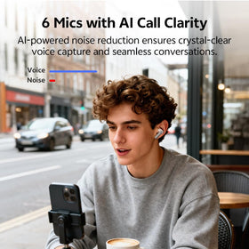 QCY MeloBuds N60 fast-charge feature supports hours of listening