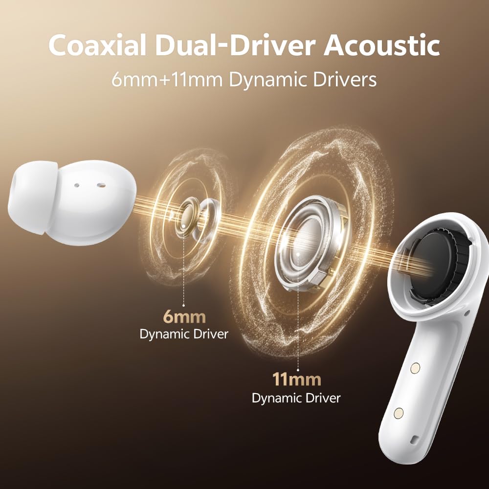 QCY MeloBuds N60 six-mic array highlights precise voice capture for calls