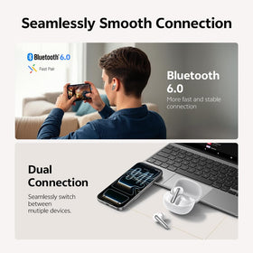 QCY MeloBuds N60 touch controls for effortless playback and calls