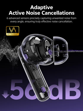 QCY MeloBuds N70 hi-res LDAC audio delivers richer wireless music.