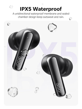 QCY MeloBuds N70 IPX5 rating withstands workouts and light rain