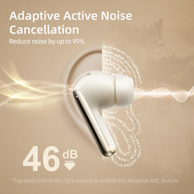 QCY MeloBuds Pro closeup of 12mm driver showcasing detailed sound quality