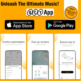 QCY T13 offers up to 40 hours of playback with the charging case