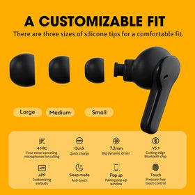 QCY T13 Bluetooth 5.1 for fast pairing and stable connection