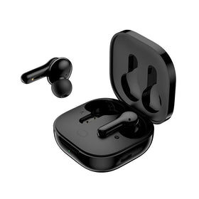 QCY T13 charging case open for quick access and power