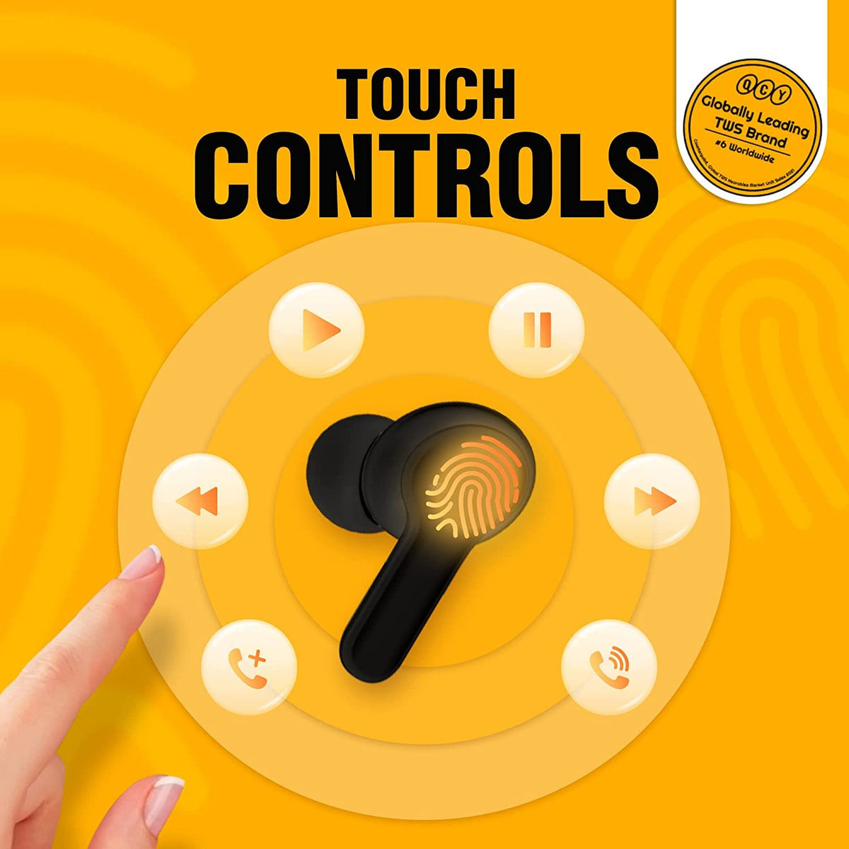 QCY T13 ENC call feature for clearer conversations