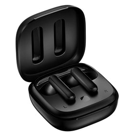 QCY T13 front view earbuds daily listening comfort.