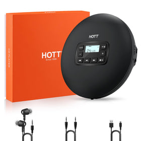 QDZ HOTT C204 front view showing compact portable player and benefit of easy handling