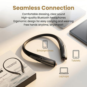 Qeapaue next to smartphone to show compact scale and portable everyday use